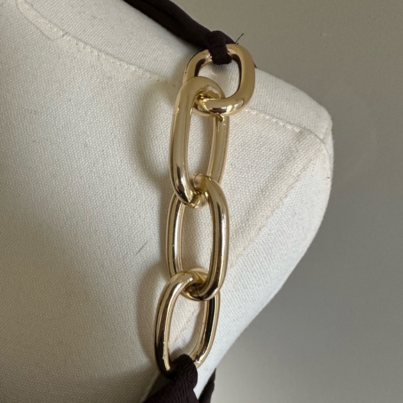 NWT Zara One Sleeve Brown Top - Large - Picture 5 of 12